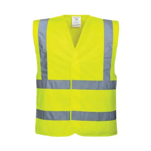 Hi-Vis Two Band & Brace Vest C470 Yellow 1