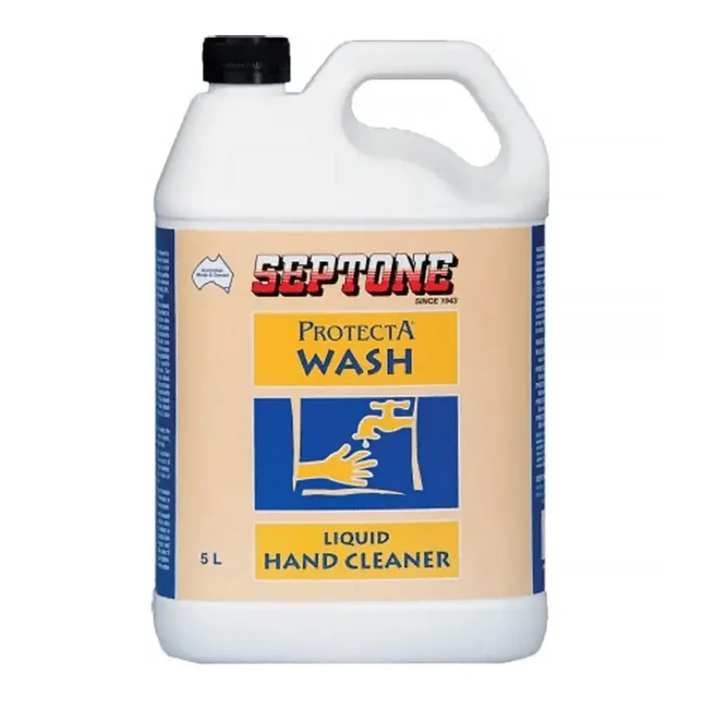 Septone Protecta Wash Industrial Strength Liquid Hand Cleaner 5L 1