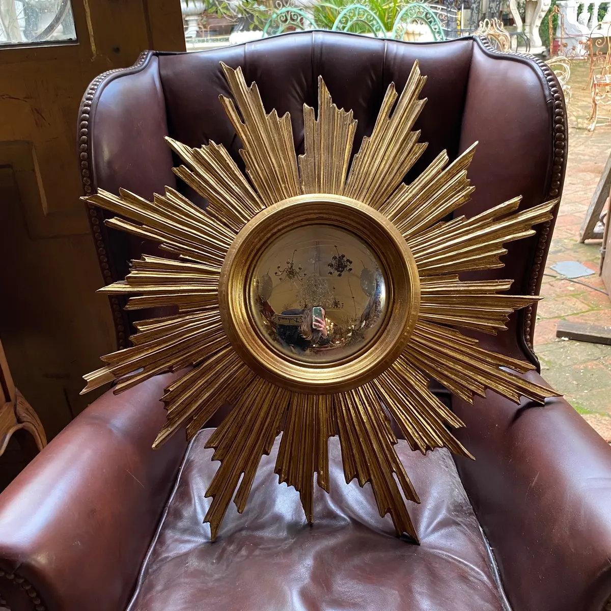 Vintage Sunburst Mirror - Sold 1