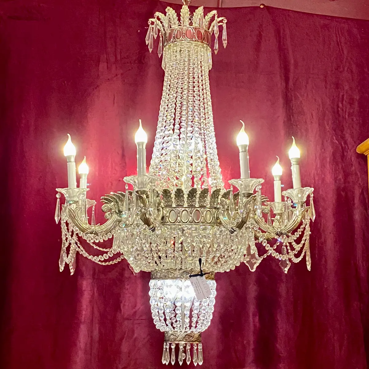 Beautiful Large Neoclassical Chandelier 1