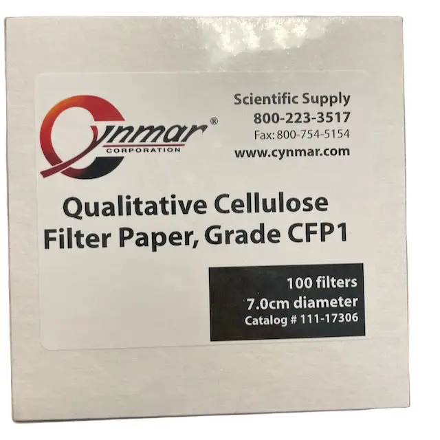 Cellulose Filter Paper, Grade Cfp1, 7.0 Cm Diameter 1