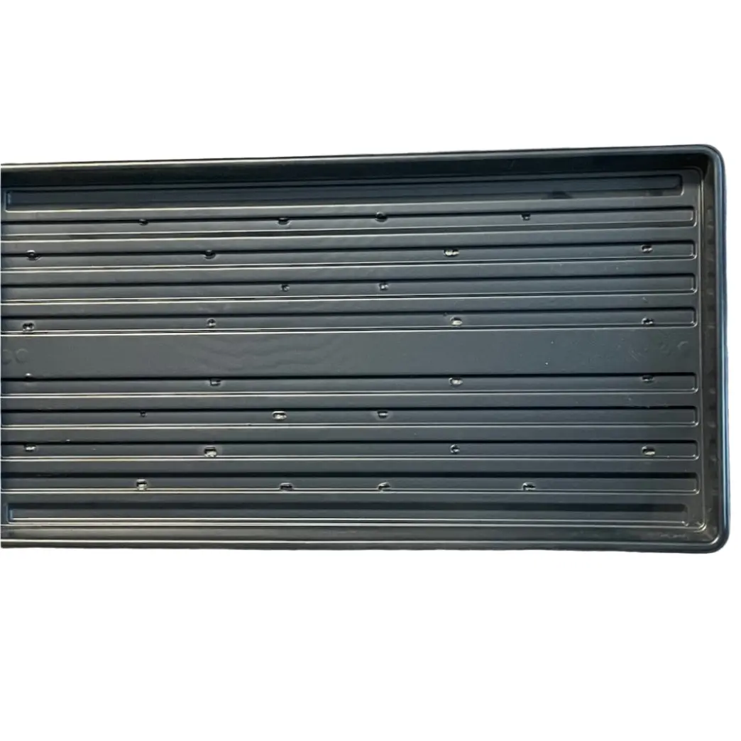 Plastic Plant Trays, Black, 20" X 10" 1