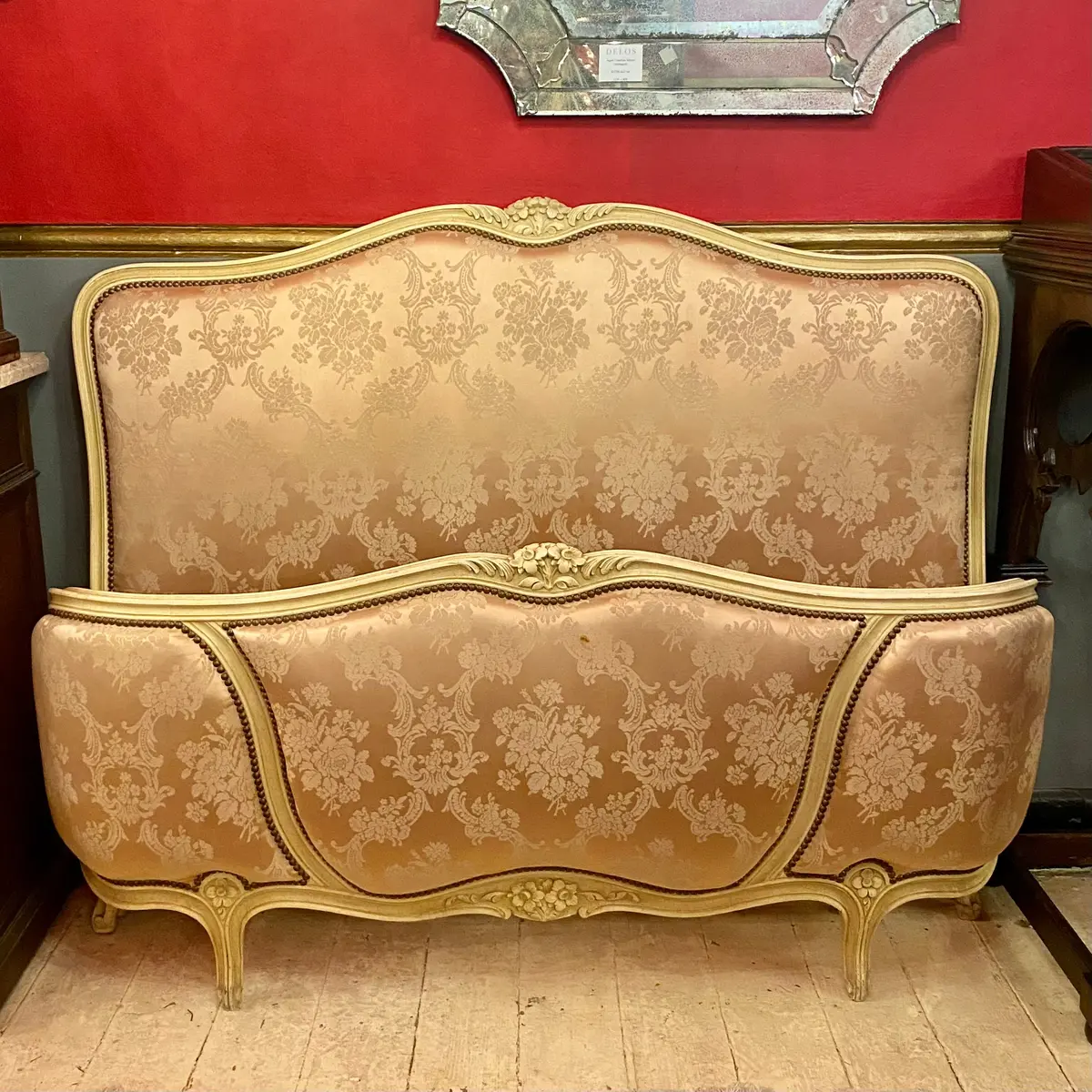 Vintage French Upholstered Double Bed - Sold 1