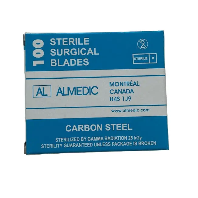Scalpel Blades, Carbon Steel, #10 Size, Box Of 100 1