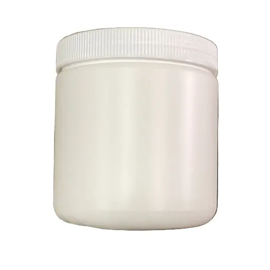 Wide Mouth White Plastic Jar, Hdpe, 500 Ml 1