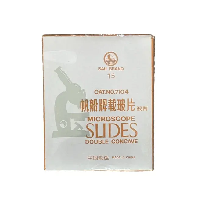 Microscope Slides, Glass, Double Depression, Box Of 72 1