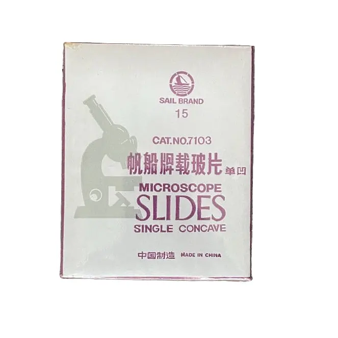 Microscope Slides, Glass, Single Depression, Box Of 72 1