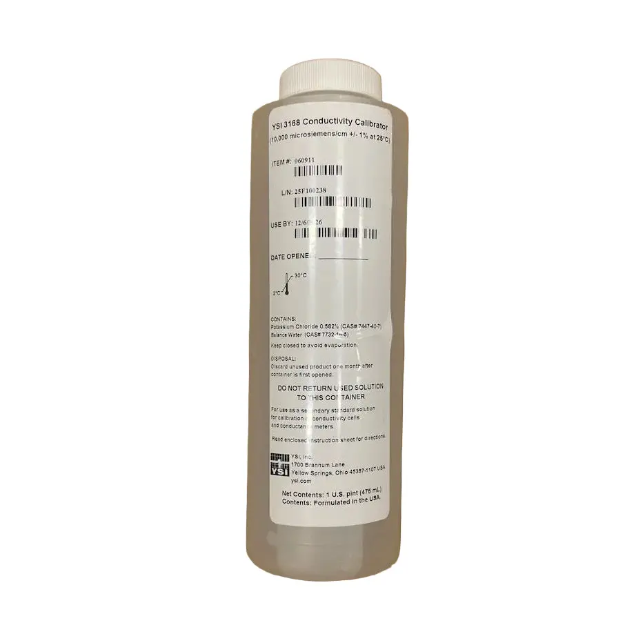 Ysi® Conductivity Solution, 10,000Us/Cm (Brackish Water) 1