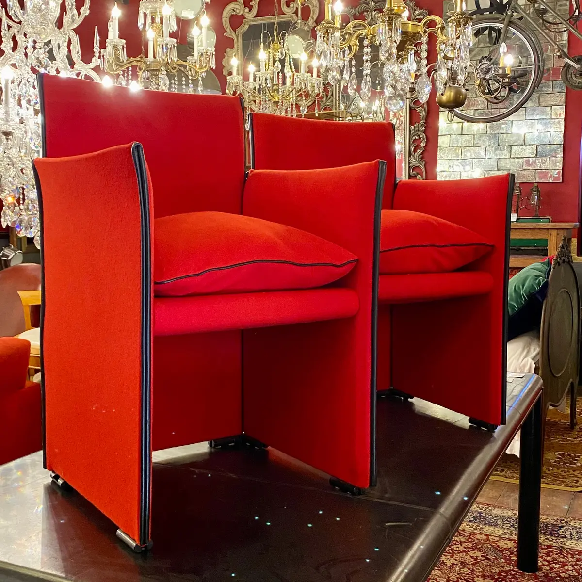 Pair 401 Break Chairs By Mario Bellini For Cassina - Sold 1