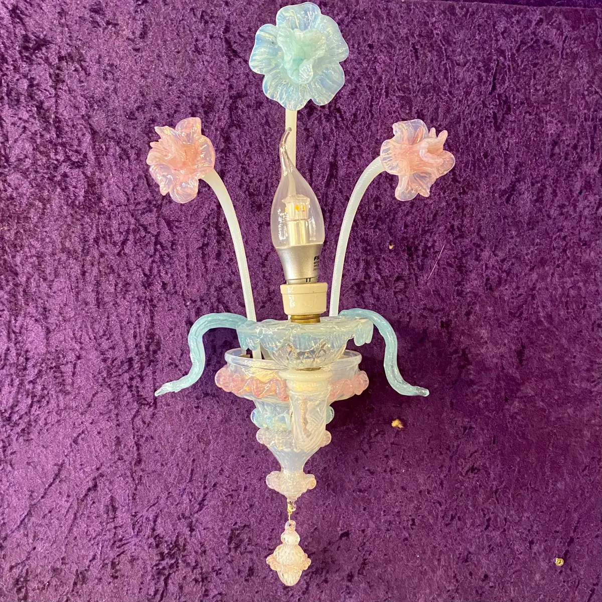 A Vintage Pair Of Murano Sconces - Sold 1