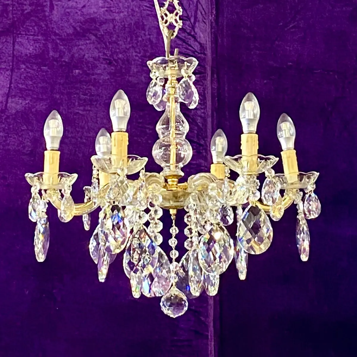 Antique Maria Theresa Chandelier - Sold 1