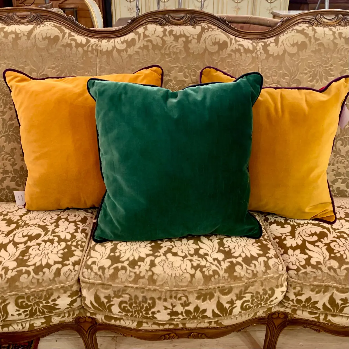 Velvet Scatter Cushions 1