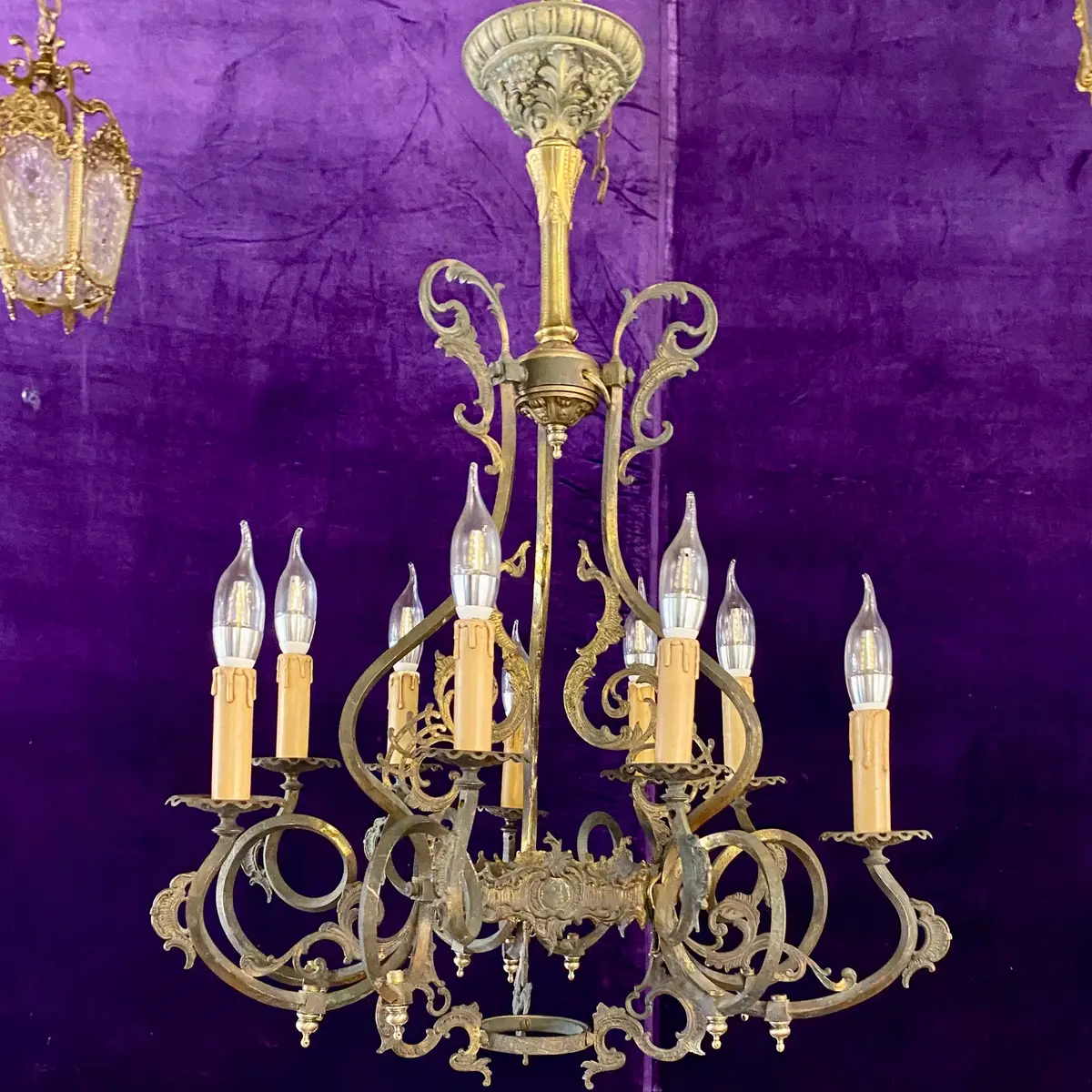 Rare And Unique Antique Church Gasolier - Sold 1