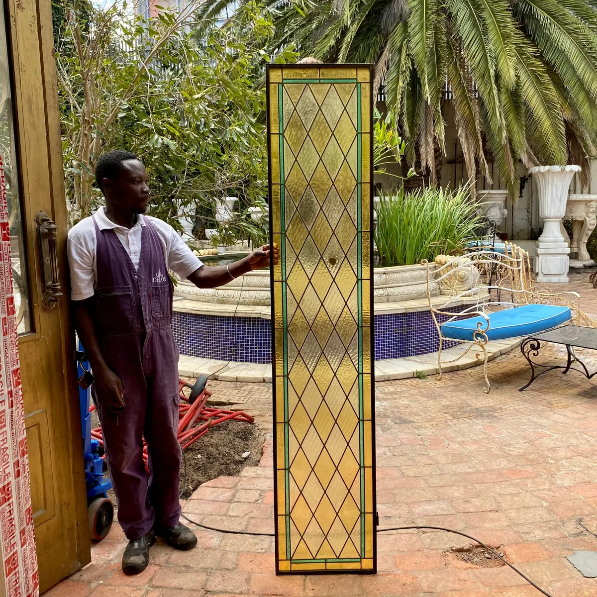 Single Stained Glass Panel 1