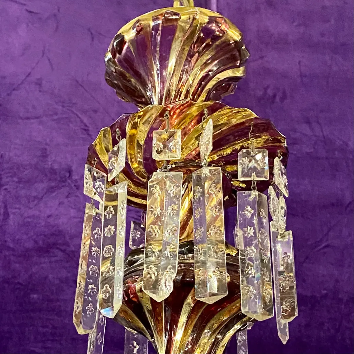 Incredible Vintage Venetian Glass Chandelier - Sold 2