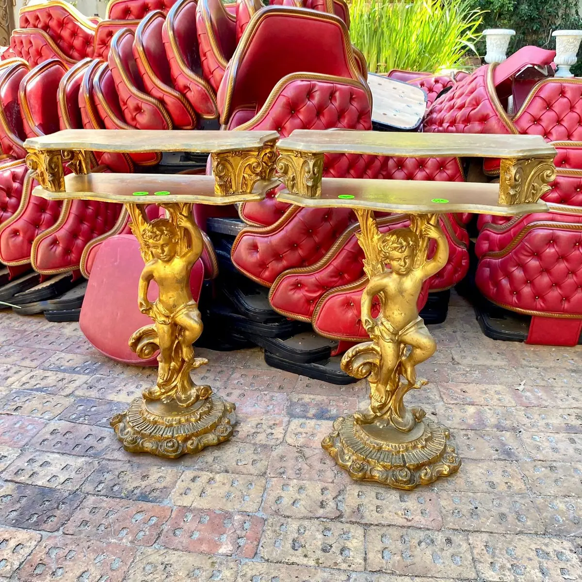 Antique Gilt Cherub Console - Sold 1