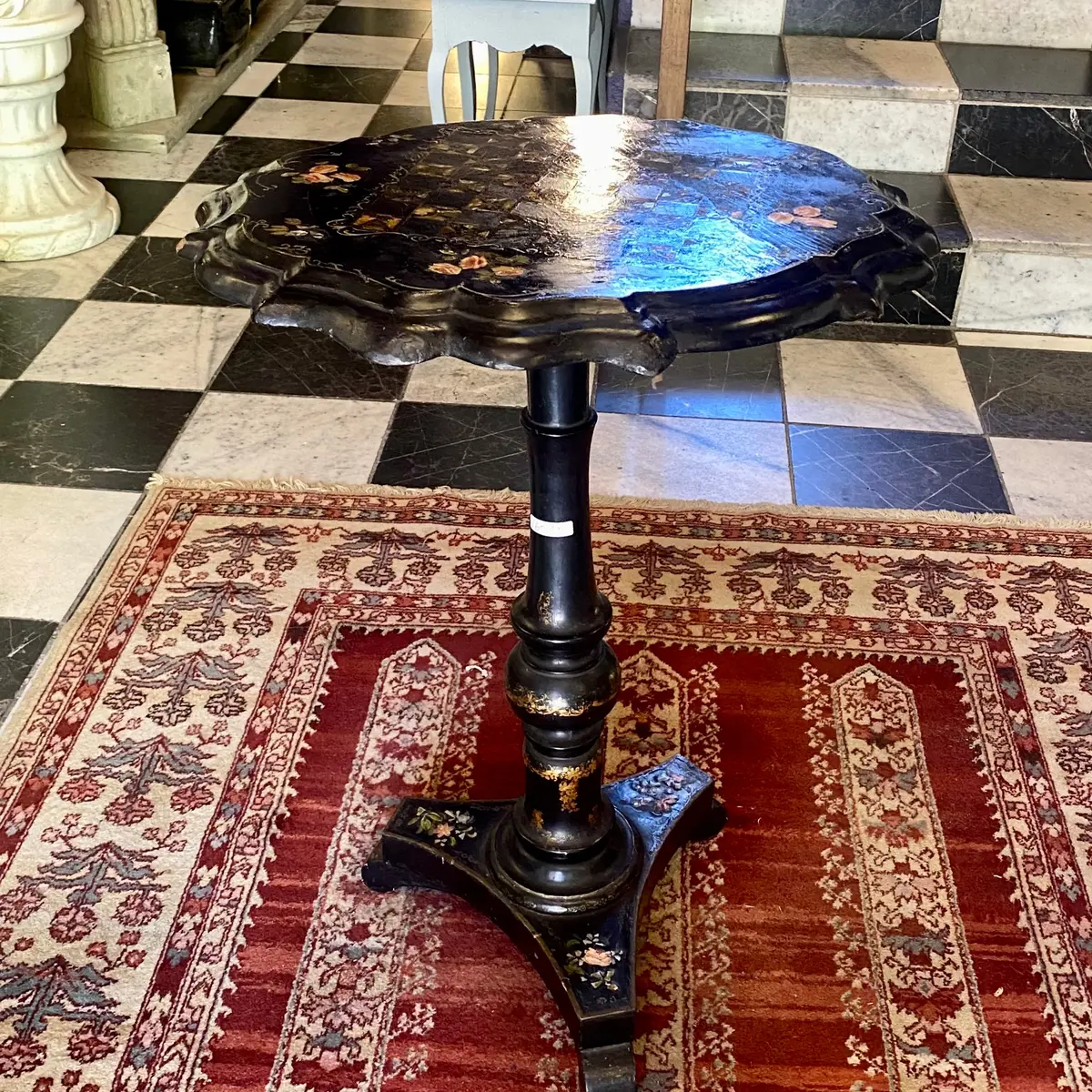 Antique Chinoiserie Games Table - Sold 1