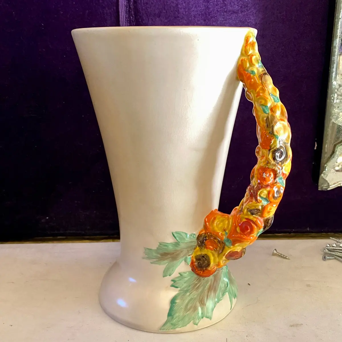 Clarice Cliff "Bizarre My Garden" Pitcher - Sold 1