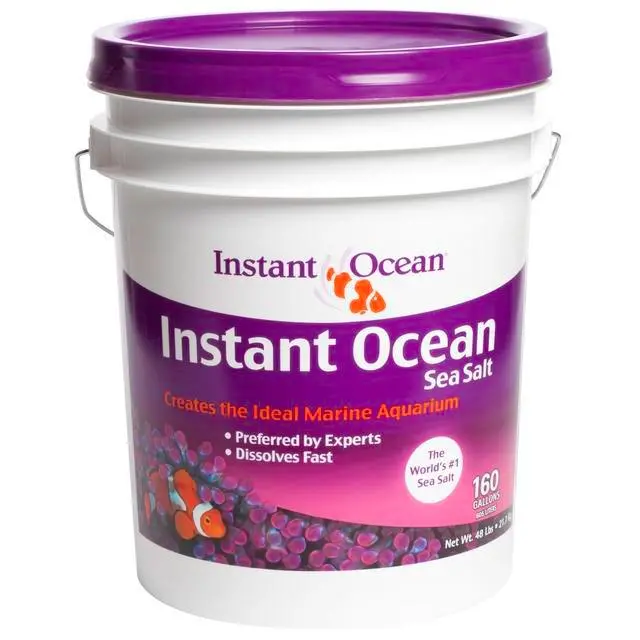 Instant Ocean Sea Salt For Marine Aquariums, 160 Gallon Mix 1