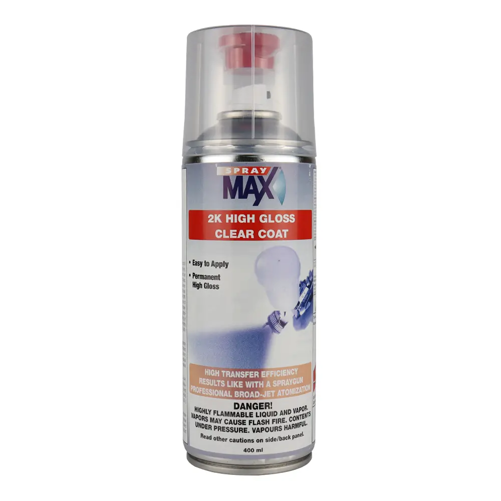 Spraymax Automotive Car 2K Component High Gloss Clear Coat 400Ml 1