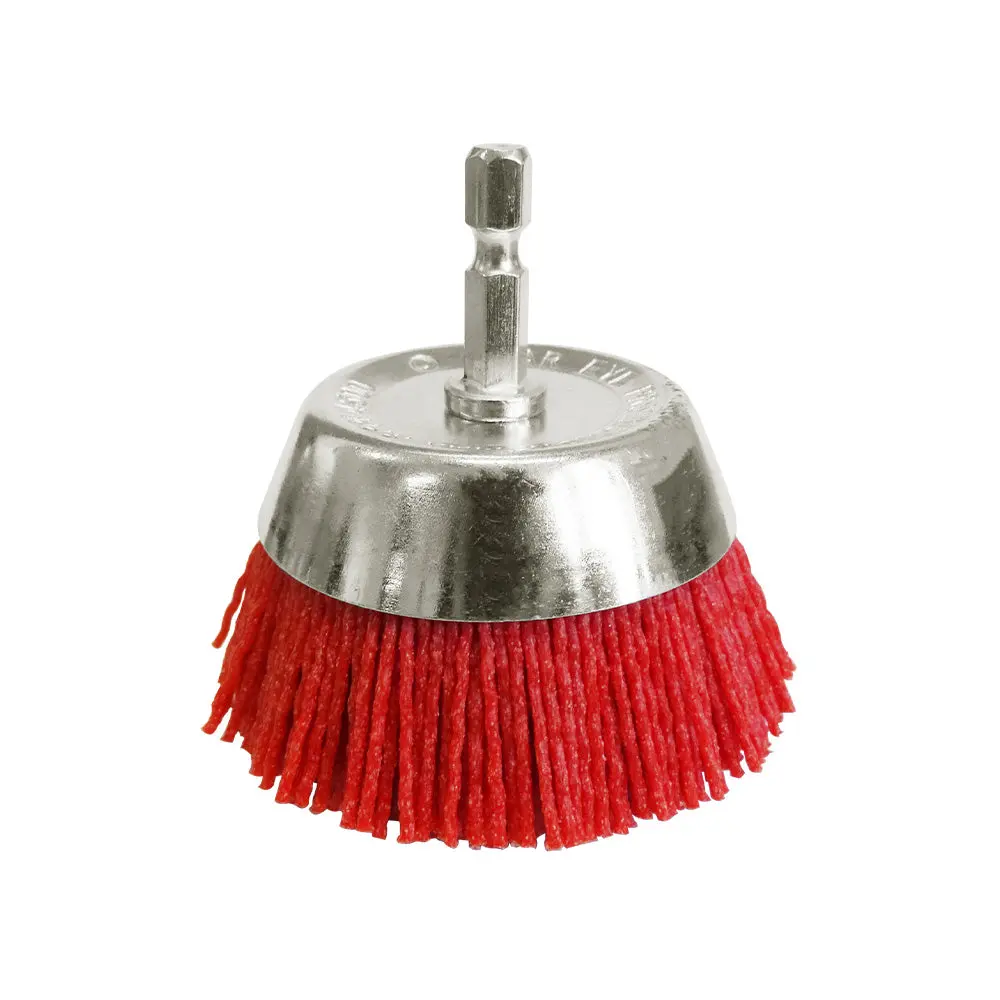Josco 75Mm Abrasive Nylon Cup Brush Drill Attachment 1