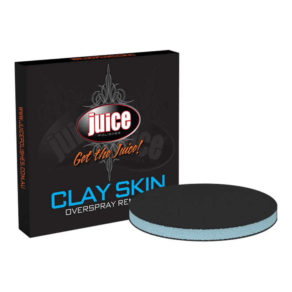 Juice Polishes Clay Skin 150Mm Pad Hook & Loop Overspray & Contaminants Removal 1