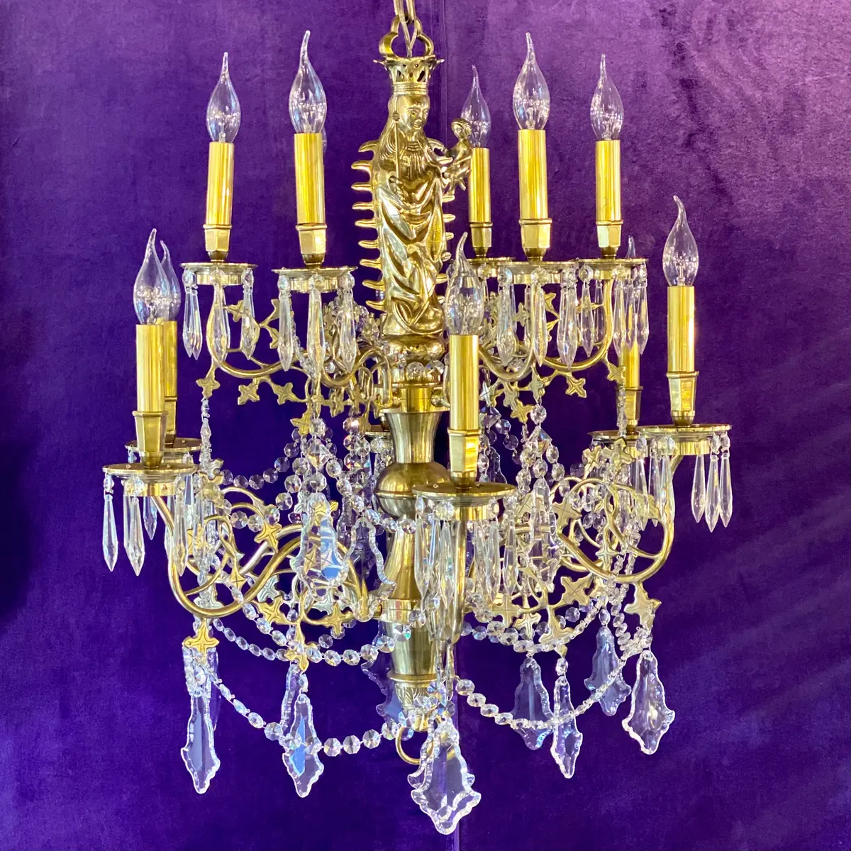 Unusual Antique Church Chandelier - Sold 1