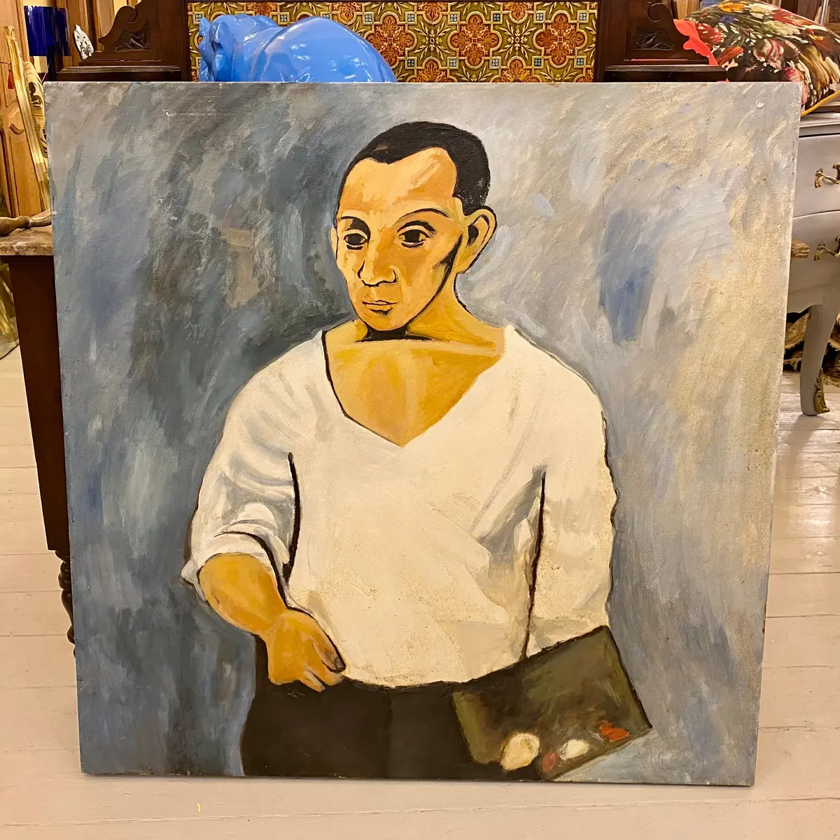 Pablo Picasso’S Famous Self-Portrait - Sold 1