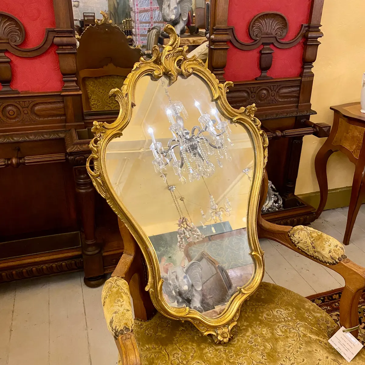 Antique French Gilt Mirror - Sold 1