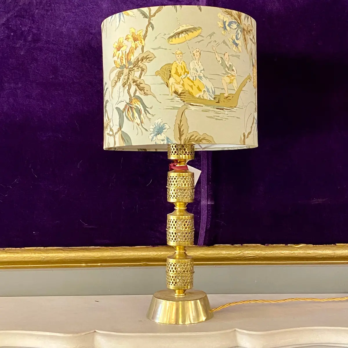 Vintage Brass Table Lamp - Sold 1