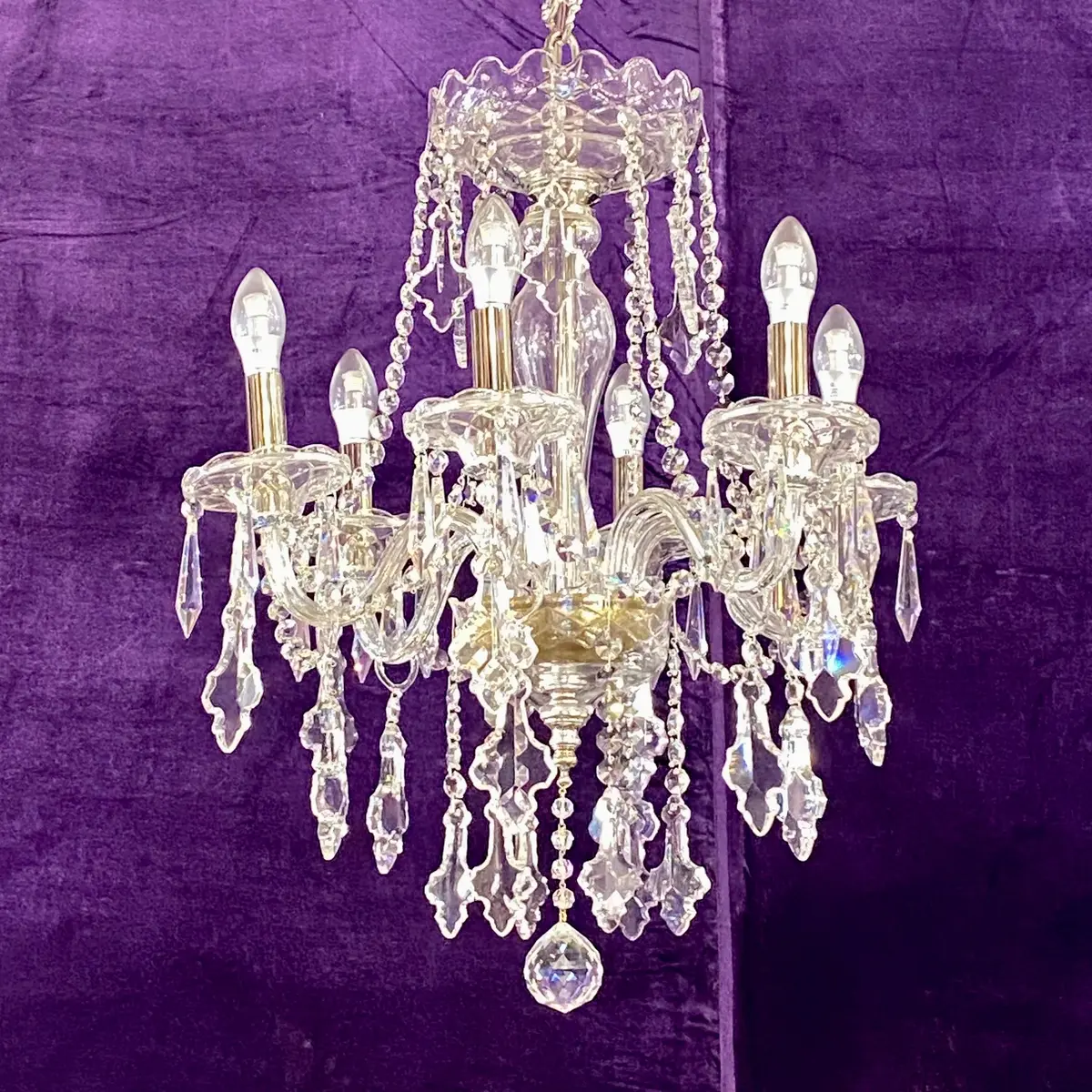 Bohemian Chandelier With Crystals 1