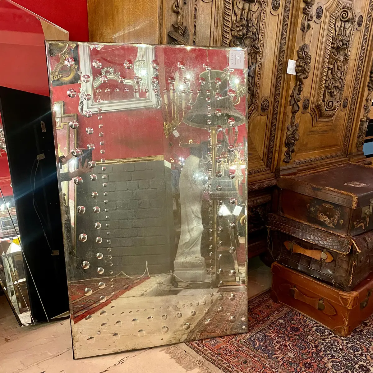 Aged Bubble Mirror 1