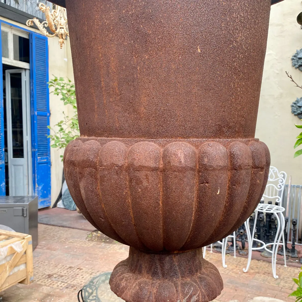 Classic Tall Cast Iron Urn - Sold 3