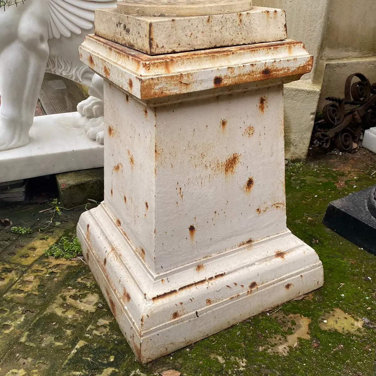 Plain Cast Iron Plinth - Sold 1
