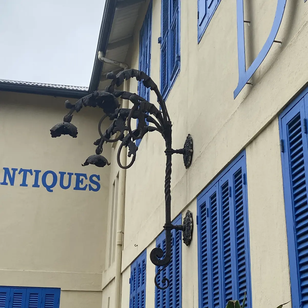 Antique Wrought Iron Lantern 1