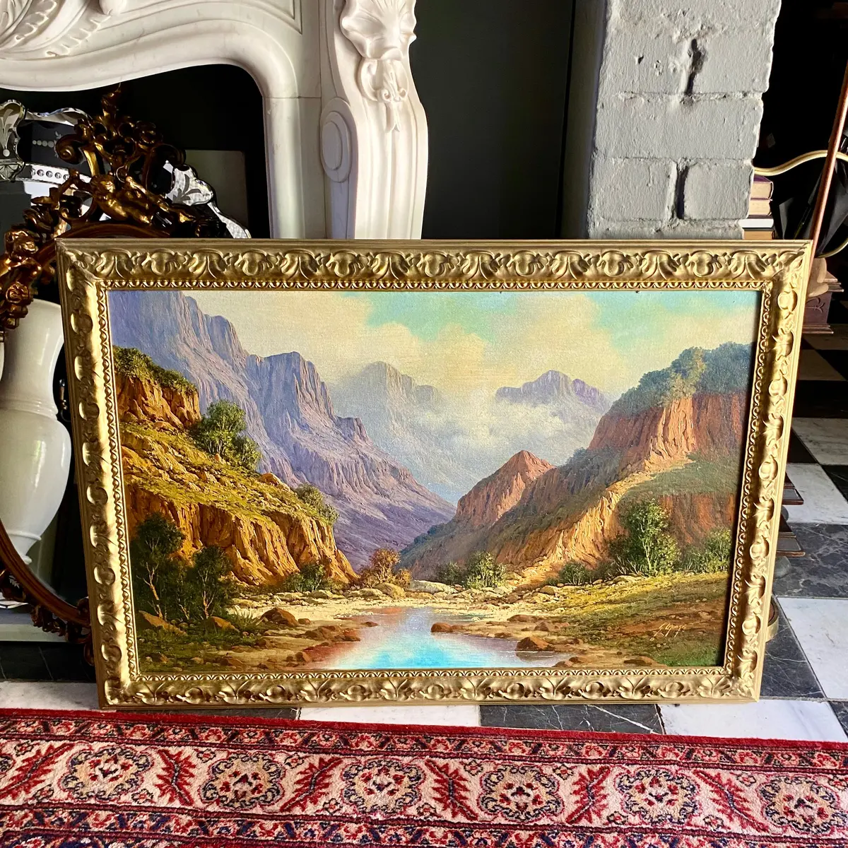 Antique South African Oil Painting - Sold 1
