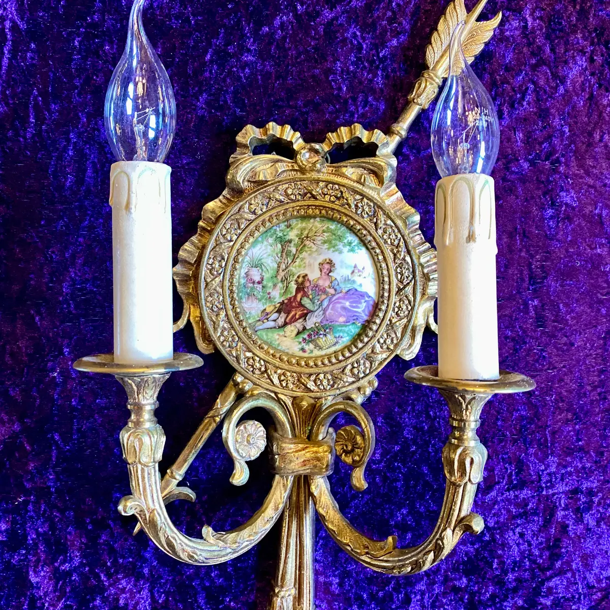Empire Era Brass Sconce - Sold 1