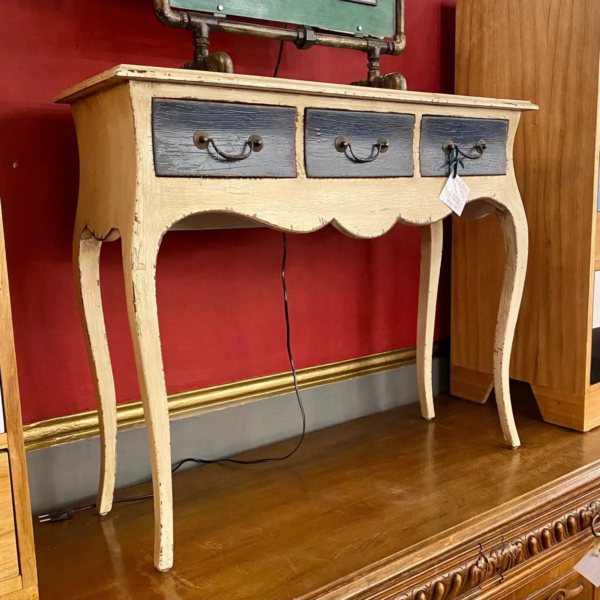 Distressed French Style Console - Sold 1