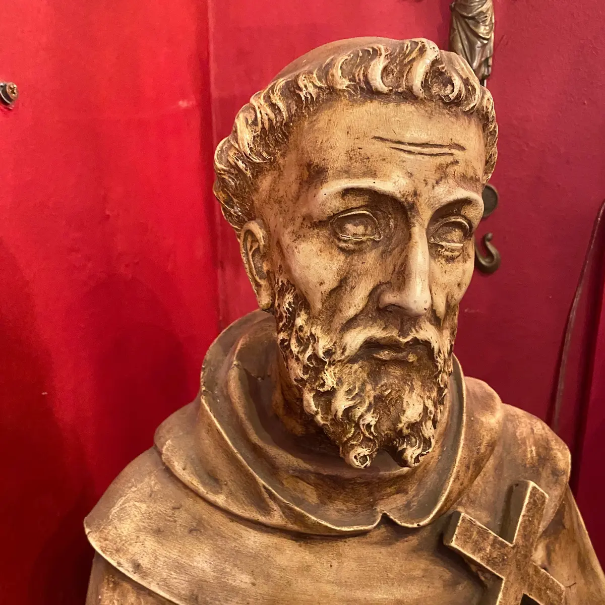 Antique Statue Of St Christopher 1