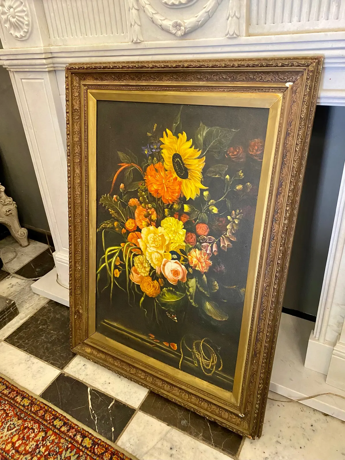 Beautiful Oil Painting Of Flowers - Sold 2