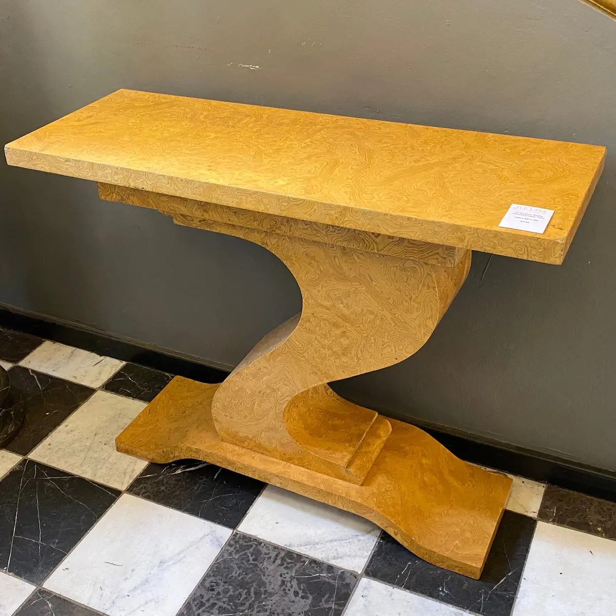 Art Deco Walnut Veneered Console - Sold 1