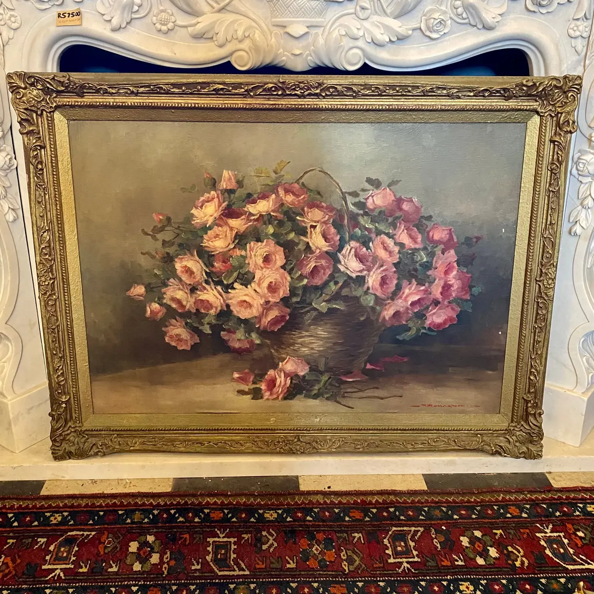 Still Life Of Roses By R. Romagnoli - Sold 1