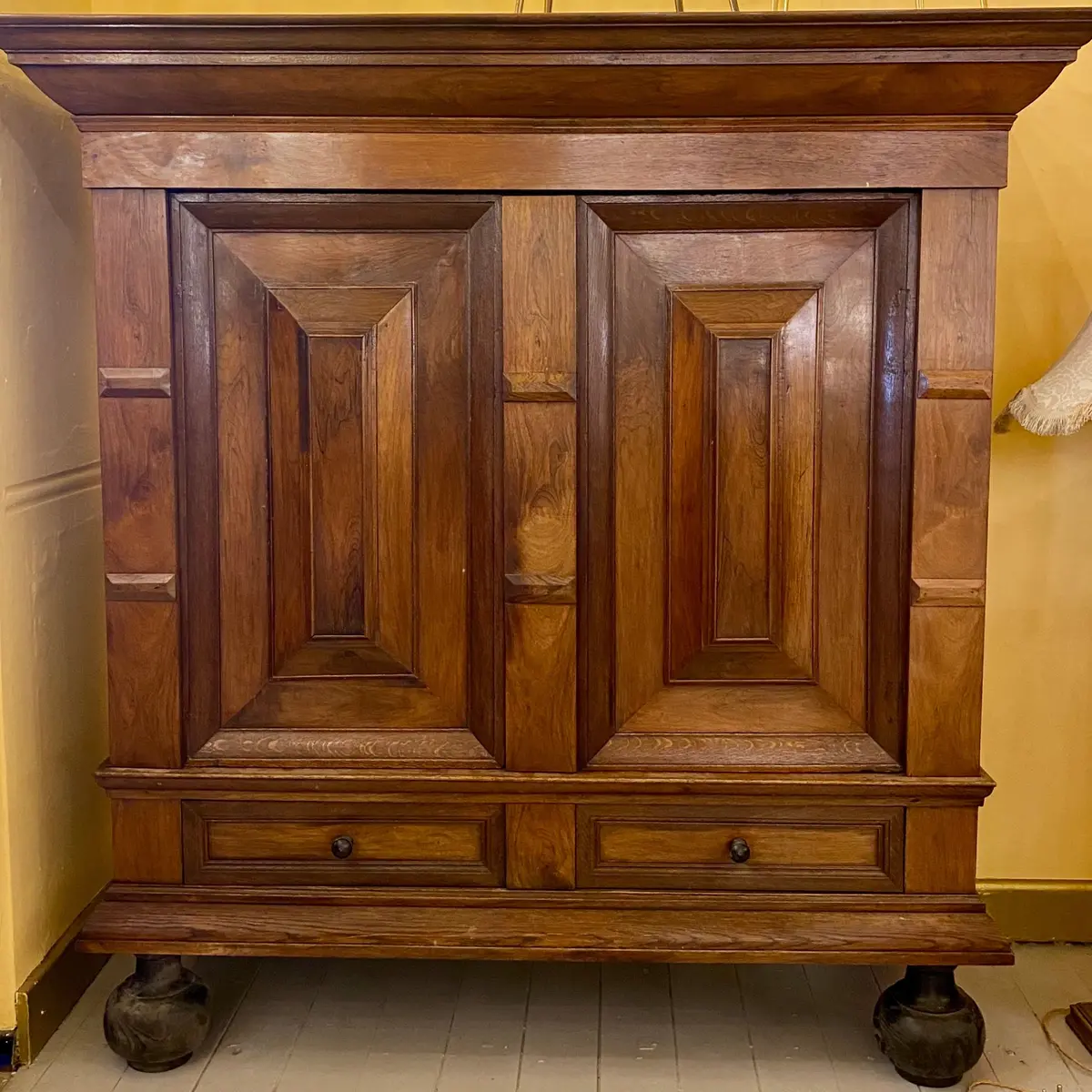 18Th Century Dutch Rosewood Linen Cabinet - Sold 1