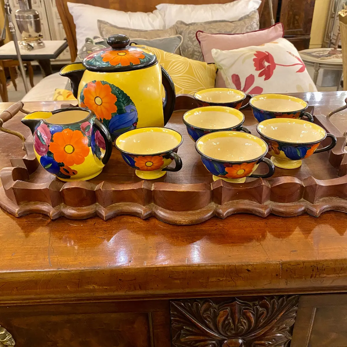 Art Deco Czechoslovakian Tea Set - Sold 1
