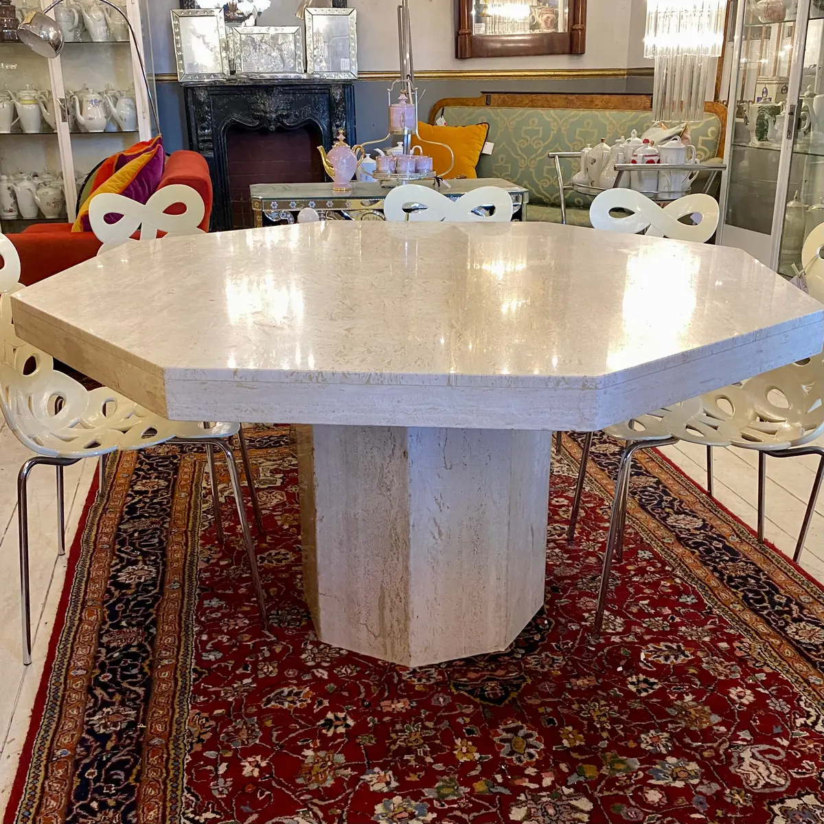 1970'S Marble Dining Table - Sold 1