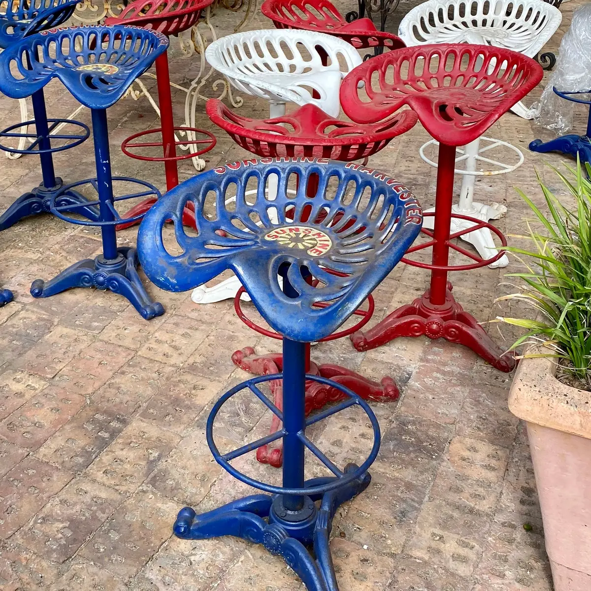 Tractor Seat Bar Stools - Sold 1