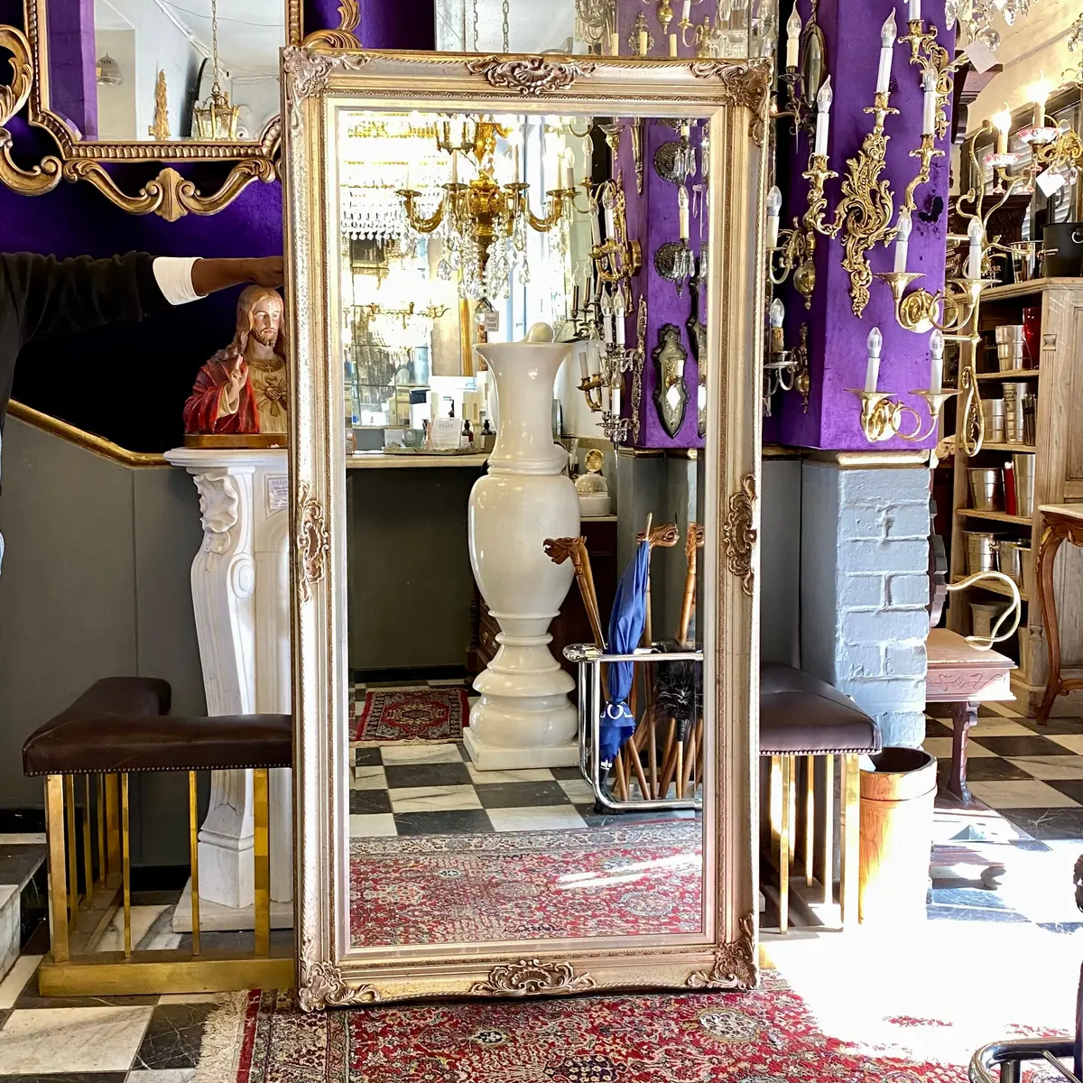 Stunning Silver French Style Mirror - Sold 1