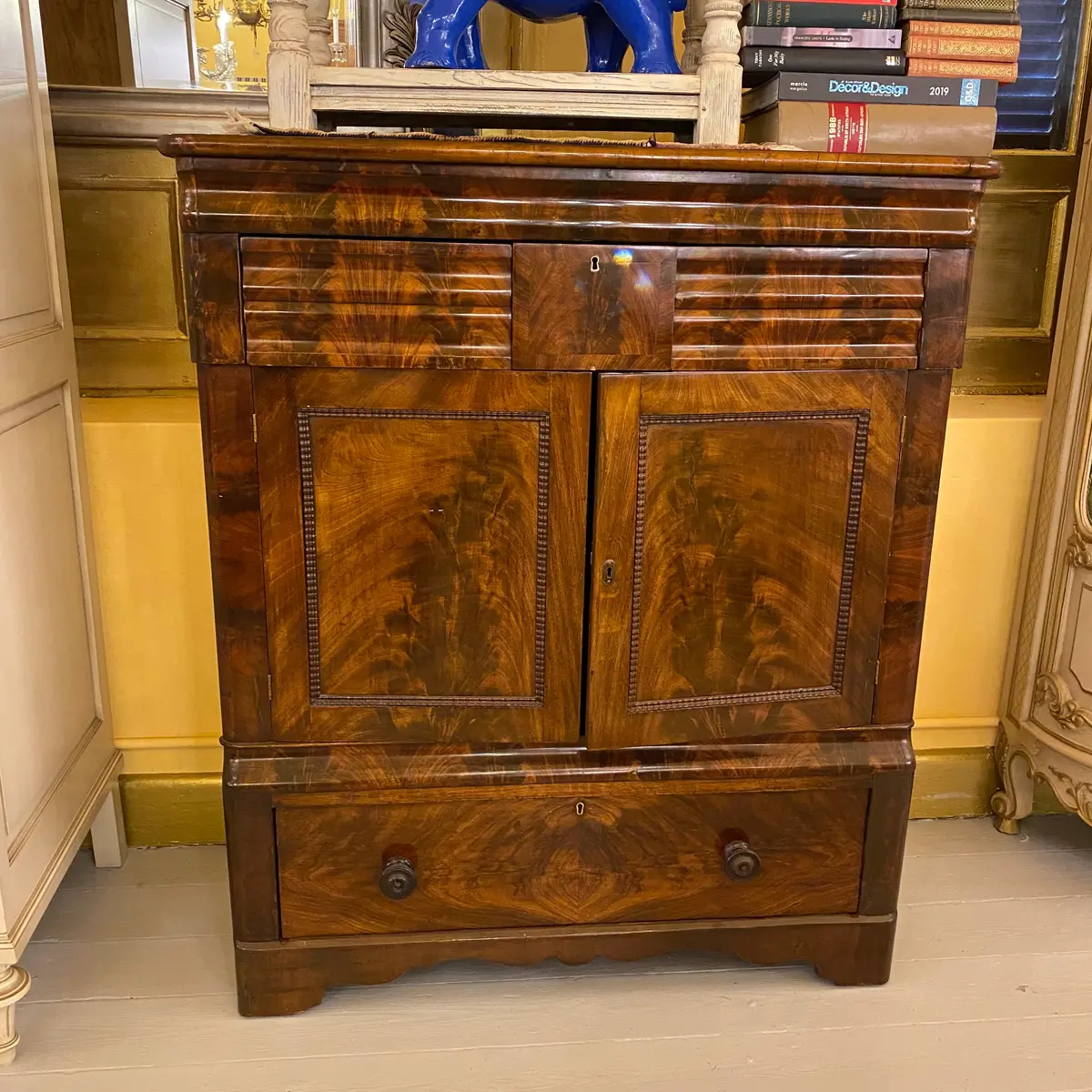 Antique Flame Mahogany Server - Sold 1