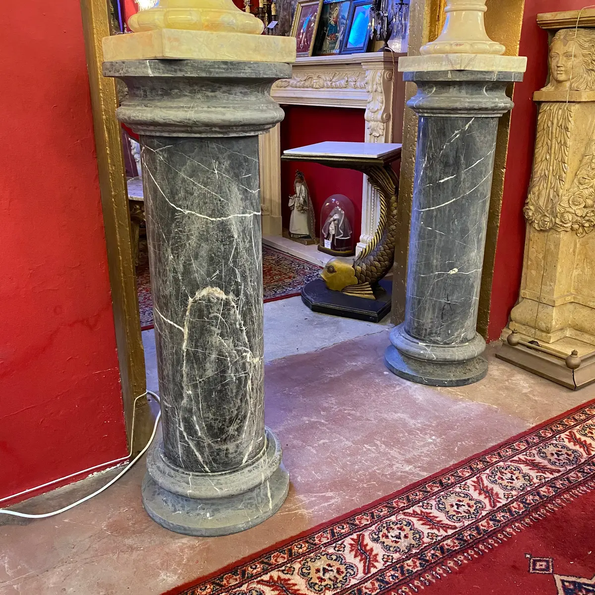 Black Marble Plinth - Sold 1