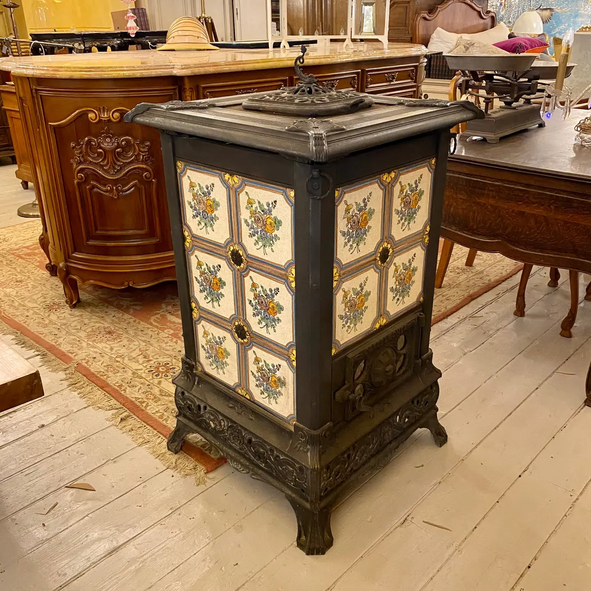 Antique Castelmonte Cast Iron Stove - Sold 1
